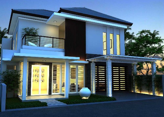 foto rumah minimalis 2 lantai type 120