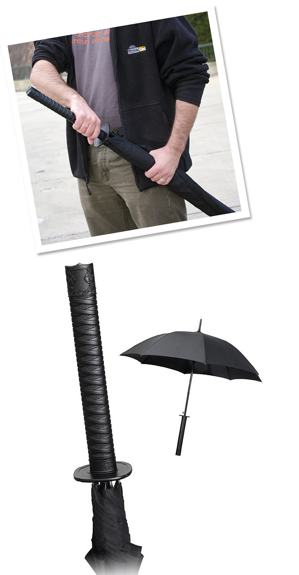 Samurai Sword Or Handle of Umbrella Illusion