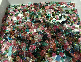 Brazil Gem Show 2007 tourmaline turmalina Governador Valadares Minas Gerais