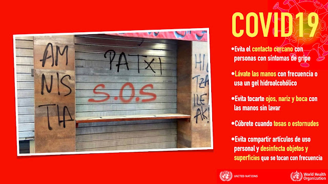 PIntadas en la sede socialista