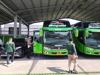  Wujudkan Kamseltibcarlantas Polres Pasuruan Kota Lakukan Rampcheck Kendaraan Bus Umum