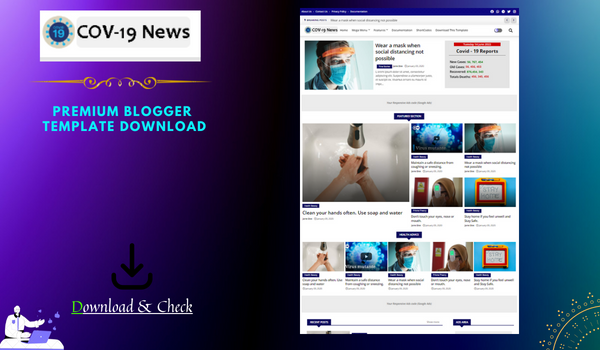 News Blogger Template Download