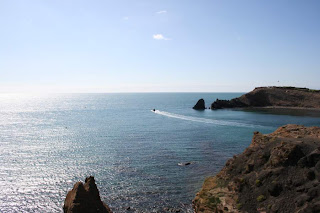 Mediterranean Sea with speed boat