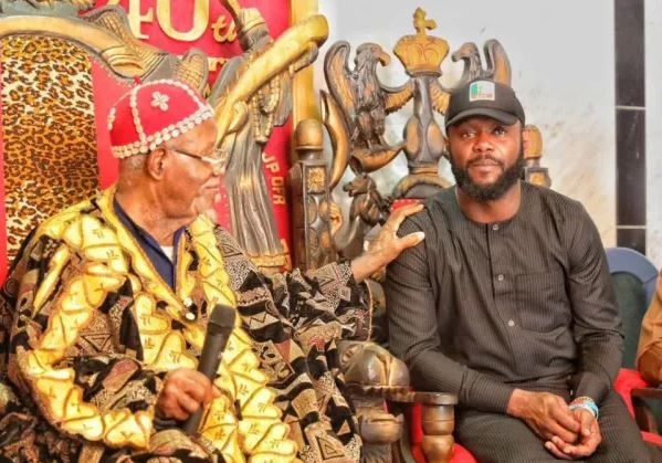 Tinubu’s Son, Seyi Bags Chieftaincy Title In Anambra (Photos)