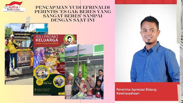 Yudi Efrinaldi Es Gak Beres Asahan Sumatera Indonesia Satu Awards