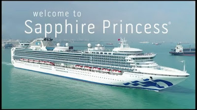 Sapphire Princess called at New York as part of a New England Canada cruise