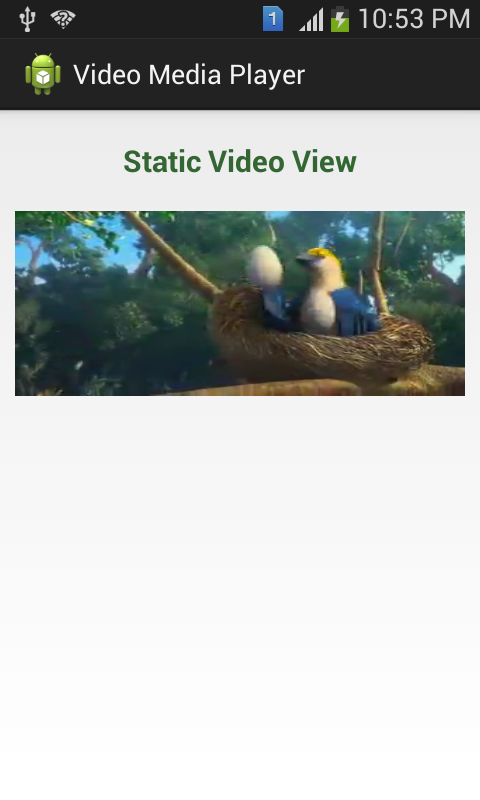 VideoView Android App