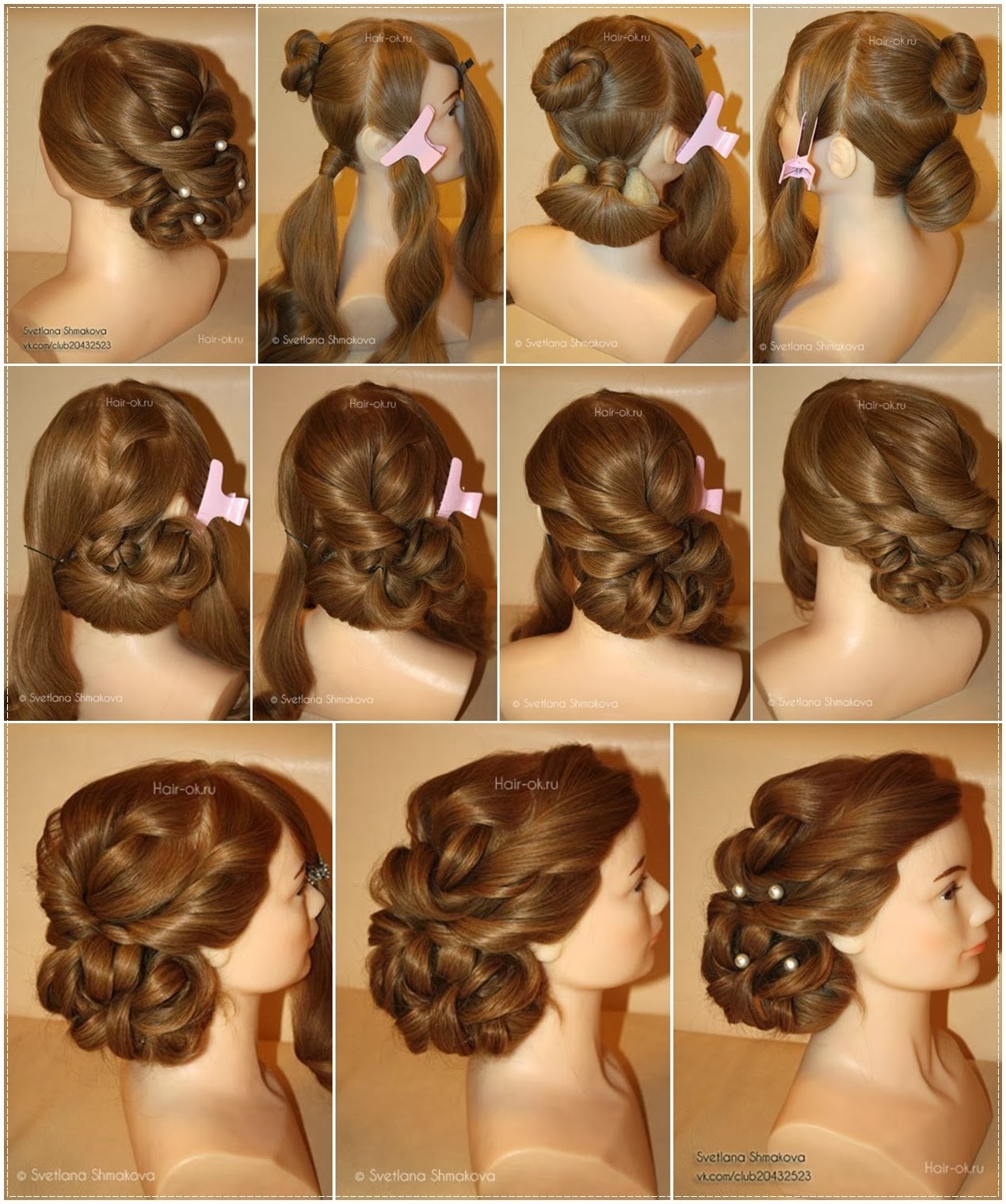 Holiday Hairstyle Step by Step - DIY Craft Projects