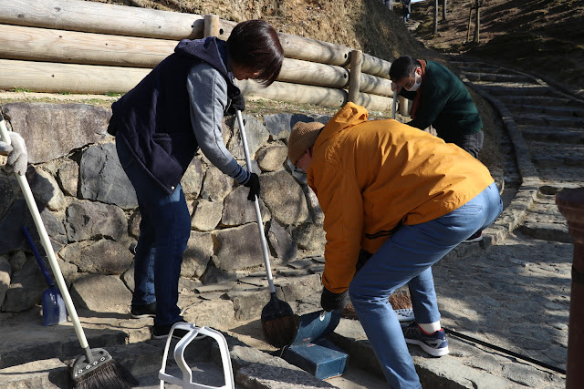 奈良公園清掃活動