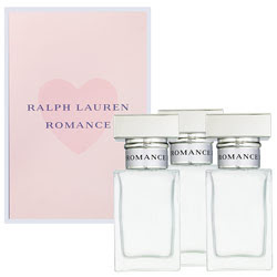 Ralph Lauren, Ralph Lauren Fragrances, Ralph Lauren Romance, eau de parfum, fragrance, perfume, Ralph Lauren Romance Purse Spray Trio Set