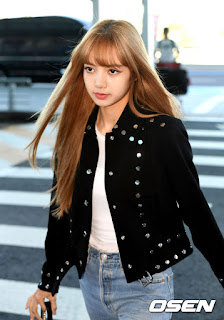 180908 [Photos] PRESS Lisa at Incheon Airport of to New York