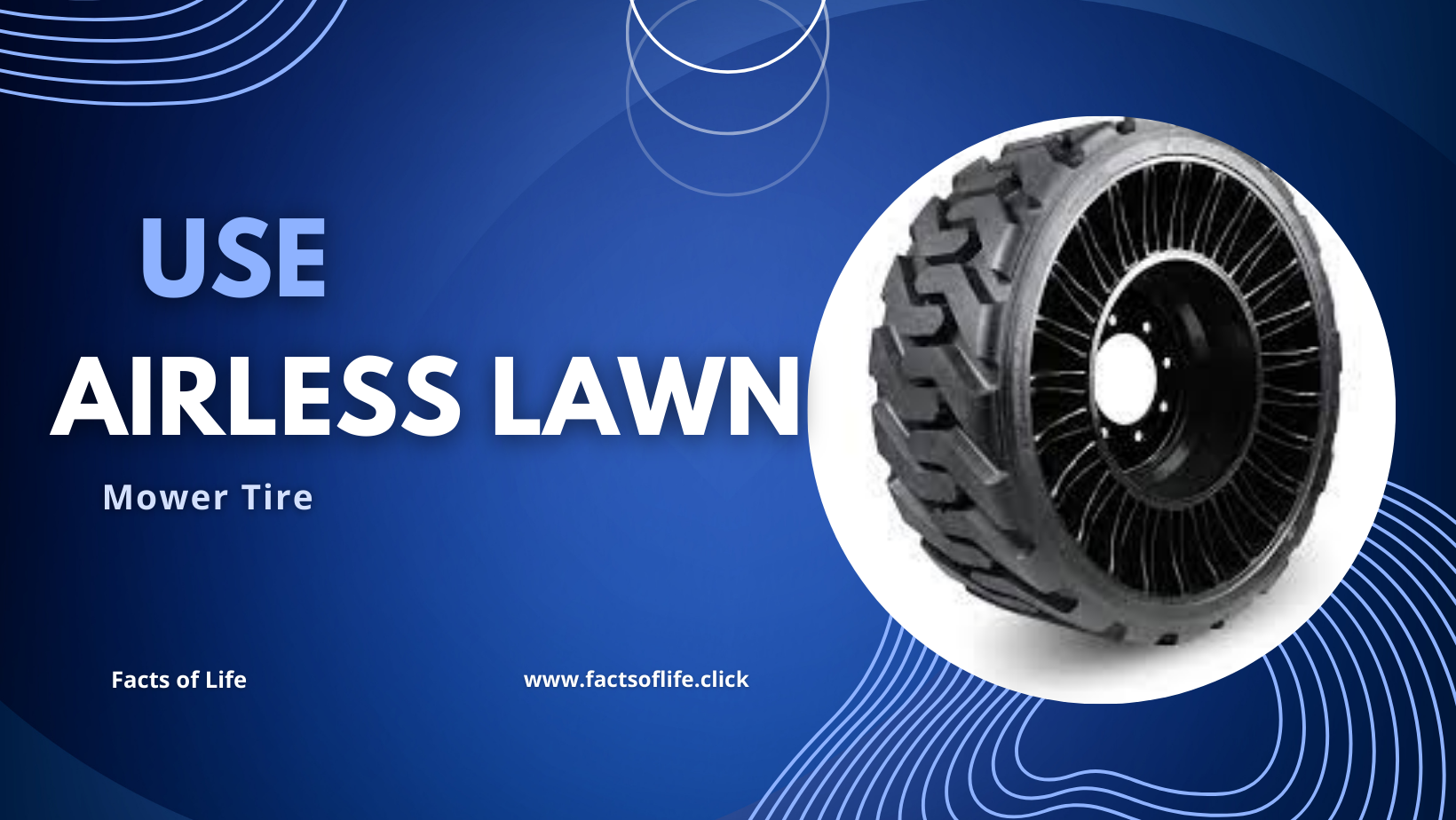 Why Should I Use Airless Lawn Mower Tires?