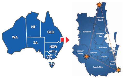 gold coast map australia. gold coast australia map.