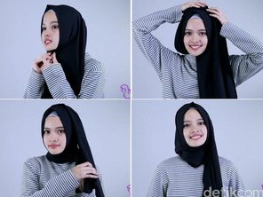 Tutorial Hijab Sporty Look