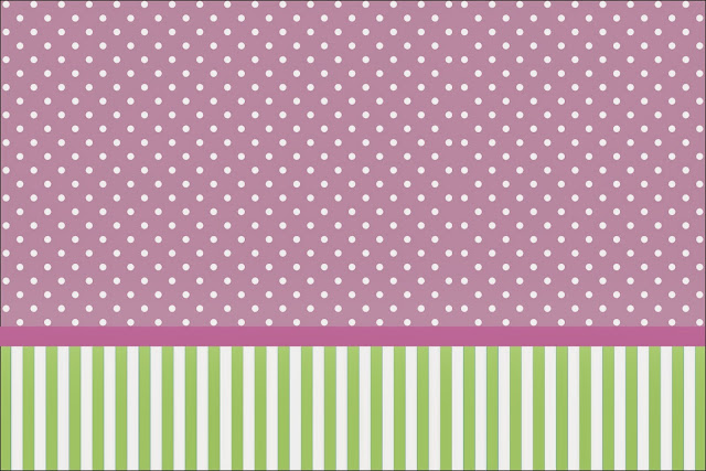 Purple and Green Mint: Free Printable Invitations, Labels or Cards.