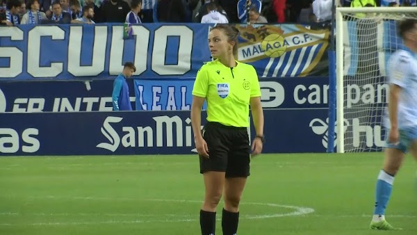 Marta de Aza quedó impresionada con La Rosaleda: "Fue un regalo pitar aquí"