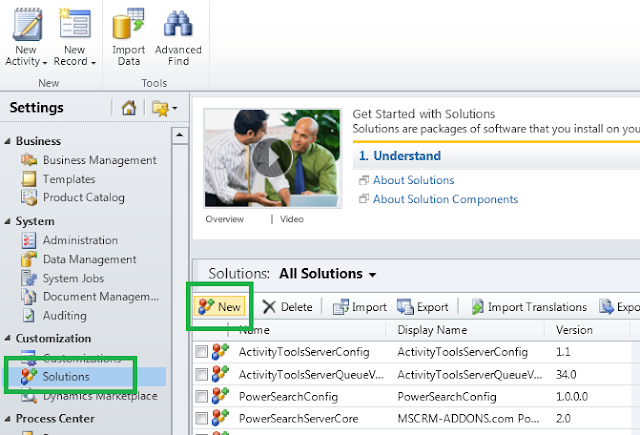 How to create a Ribbon Button in CRM 2011