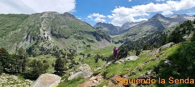 Collado de la Renclusa hacia el Forau de Aigualluts