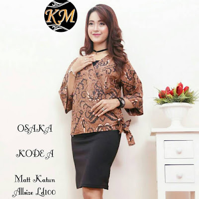 BLUS Batik KIMONO OSAKA kode A