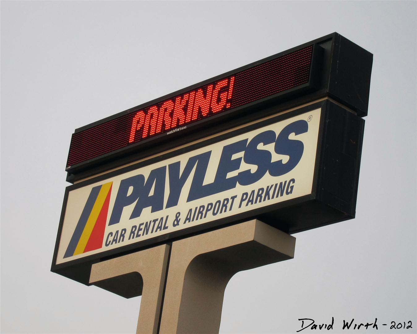 ... car. We reserved a budget economy car from Payless Rental. It turned