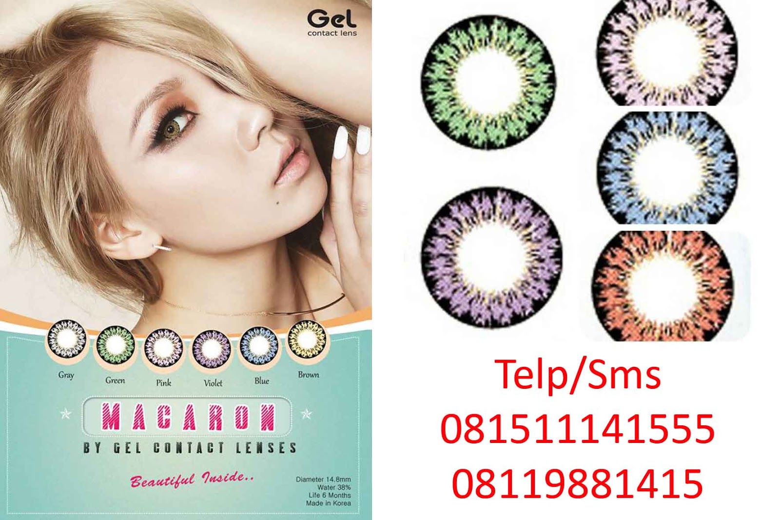 PONDOK GROSIR: SOFTLENS GEL MACARON