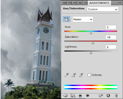 Photoshop, Indonesia, Jam Gadang Tutorial