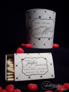 diy printable votive matchbook wraps