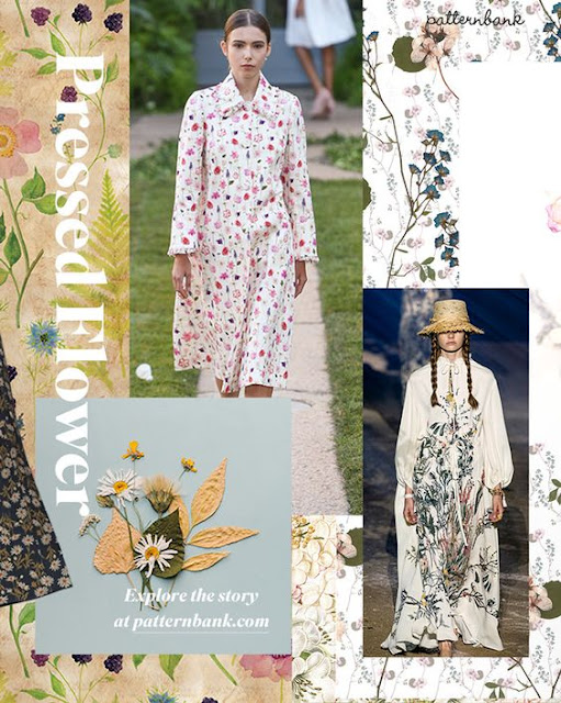 Pressed Flower Pattern Bank Pinterest Fashion Inspiration Board