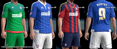 PES 2013 Ipswich Town kits 2015-2016 by Syirojuddin