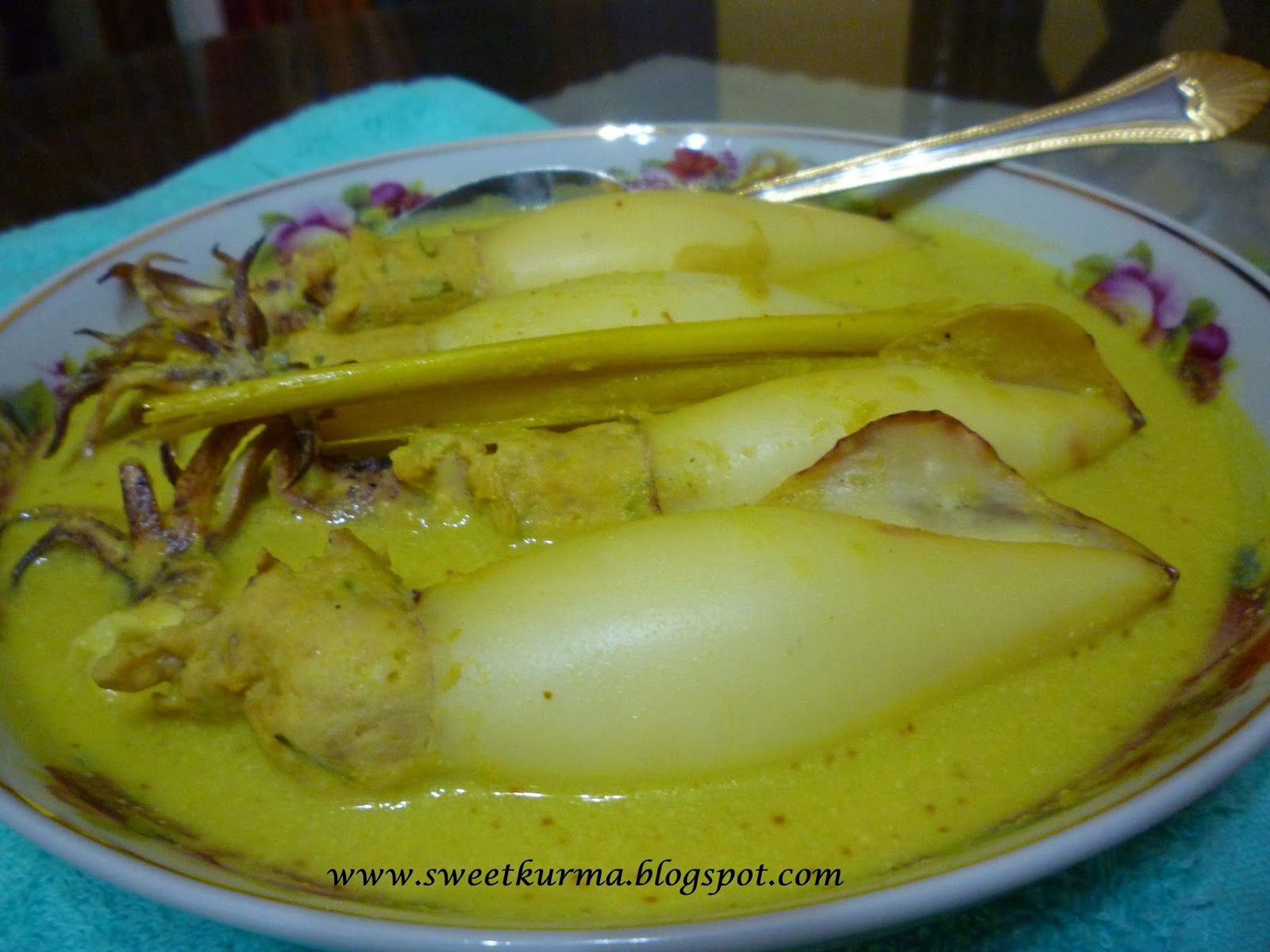 SWEETKURMA SK: Sotong Sumbat Masak Lemak Kuning