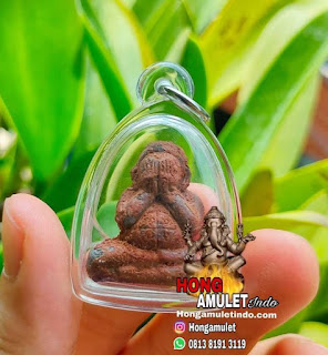 Thai Amulet Phra Pidta Blessing Kruba Sri Wat Phan Sop Kong