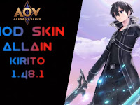 MOD SKIN ALLAIN KIRITO V1 NEW UPDATE 1.48.1 ARENA OF VALOR