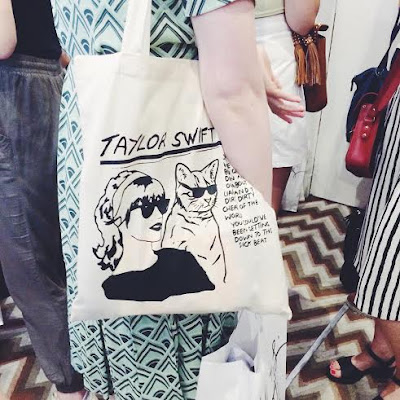 bloggers market august 2015 hoxton hotel london holborn the apartment taylor swift canvas tote