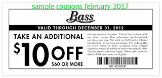 Bass coupons february 2017