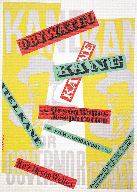 OBYWATEL KANE. Polonia. Cartel: 60 x 85 cms. Diseño: Henryk Tomaszewski. CIUDADANO KANE. Citizen Kane. 1941. Estados Unidos. Dirección: Orson Welles. Reparto: Orson Welles, Joseph Cotten, Everett Sloane, George Coulouris, Dorothy Comingore, Ray Collins, Agnes Moorehead, Paul Stewart, Ruth Warrick, Erskine Sanford, William Alland, Alan Ladd, Arthur O'Connell, Fortunio Bonanova.