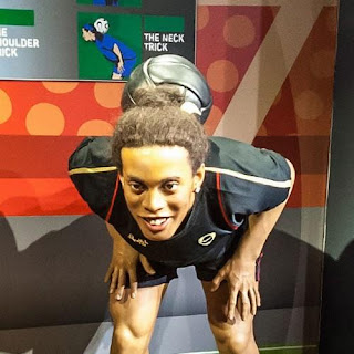 Ronaldinho Gaucho no Amsterdam o Madame Tussauds