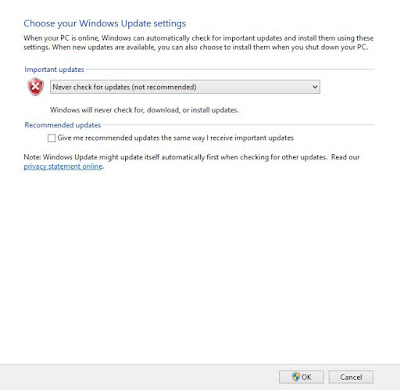 Cara Paling Gampang & Ampuh Mematikan Update Otomatis Pada Windows 8 Selamanya