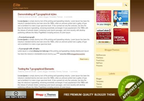 Mindblowing Premium-Like Free Blogger Template