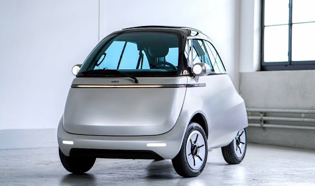 Smallest Electric Car 2023 Microlino Car 230 Km Per charge Price Specs Details