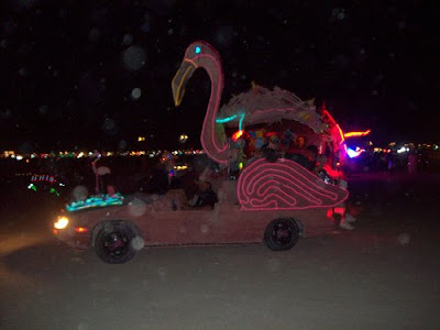 Flamingo Mutant Vehicle with El wire