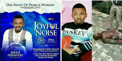 Gospel singer Bishop Fernandez crushed to death by truck at Akpajo in Port Harcourt