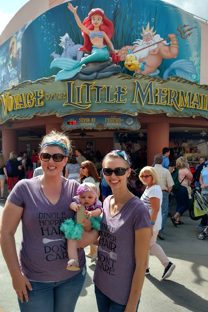 Make this DIY mermaid shirt for your next trip to Disney or for the Disney lover in your life!