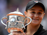 Ashleigh Barty, won Brookwater Golf Club women’s championship.