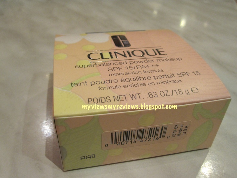 superbalanced compact makeup. CLINIQUE new Superbalanced