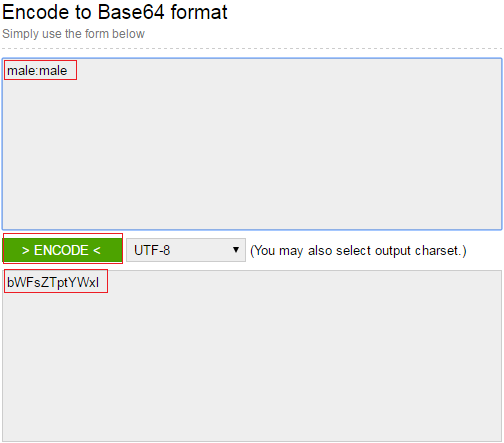 encode to base64