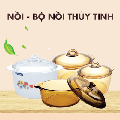 bộ nồi thủy tinh