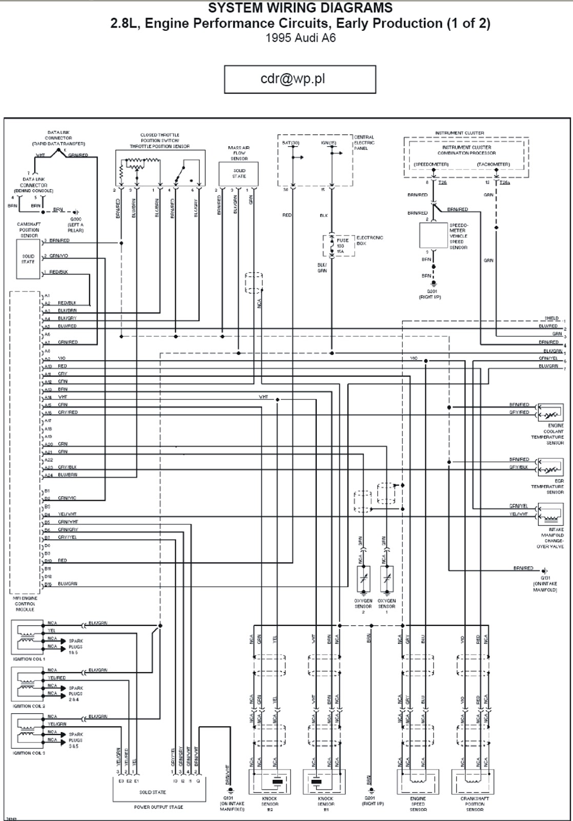 1996 Audi A6 Engine  put it on Circuits Wiring Diagrams  