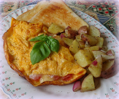 Salami & Cheese Omelette