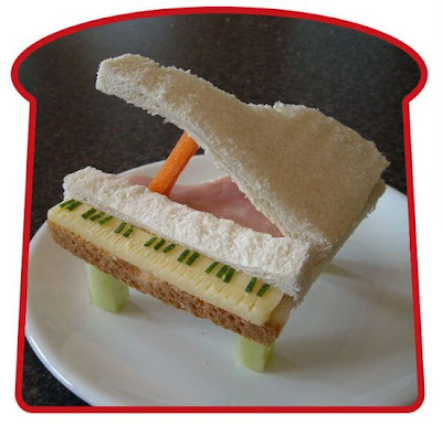 24 bentuk Sandwich yang Unik dan Lucu