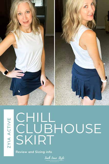 zyia active review, zyia active sizing, zyia active chill clubhouse skirt, zyia active skirts, zyia skort, zyia tennis skirt, zyia workout skirt